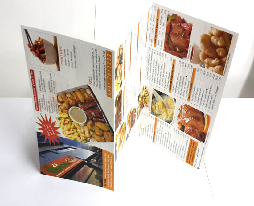 1A WOK TAKEAWAY MENU