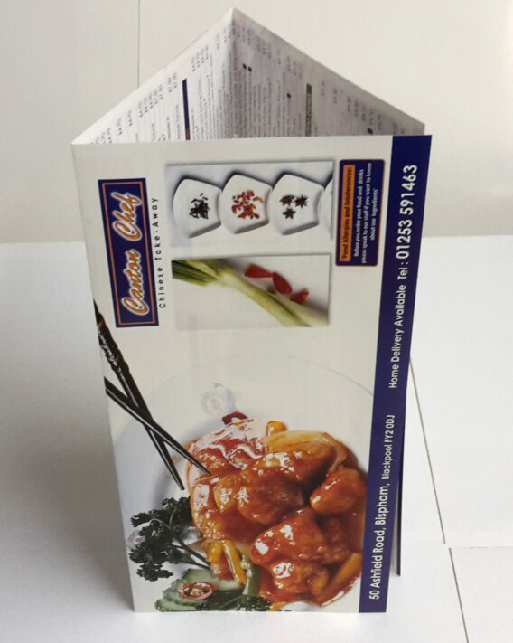 CANTON CHEF TAKEAWAY MENU